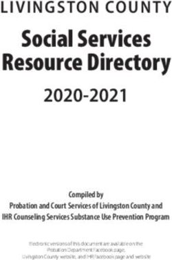 Social Services Resource Directory 2020-2021