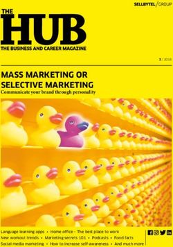 MASS MARKETING OR SELECTIVE MARKETING - Communicate your brand through personality - Webhelp ...