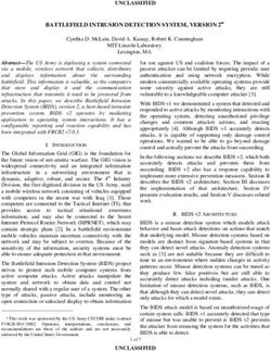 BATTLEFIELD INTRUSION DETECTION SYSTEM, VERSION 2