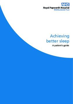 Achieving better sleep - A patient's guide - Papworth Hospital