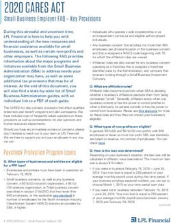 2020 CARES ACT Small Business Employer FAQ - Key Provisions - HubSpot