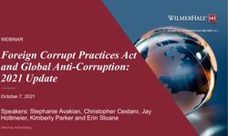 Foreign Corrupt Practices Act and Global Anti-Corruption: 2021 Update - Speakers: Stephanie Avakian, Christopher Cestaro, Jay Holtmeier, Kimberly ...