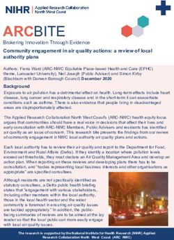 ARCBITE Brokering Innovation Through Evidence - National Institute for Health Research