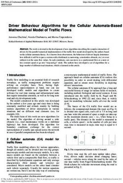 Driver Behaviour Algorithms for the Cellular Automata-Based Mathematical Model of Traffic Flows