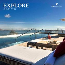 EXPLORE JUNE 2018 - JW Marriott Venice Resort & Spa