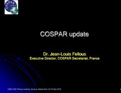 COSPAR update Dr. Jean-Louis Fellous - Executive Director, COSPAR Secretariat, France - ESSC