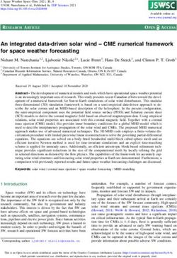 An integrated data-driven solar wind - CME numerical framework for space weather forecasting - Journal of Space Weather and Space Climate