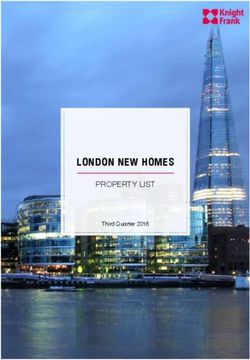 LONDON NEW HOMES PROPERTY LIST - Third Quarter 2016 - Knight Frank