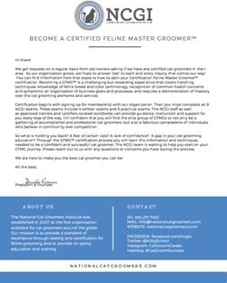 Danelle German ABOUT US - National Cat Groomers ...