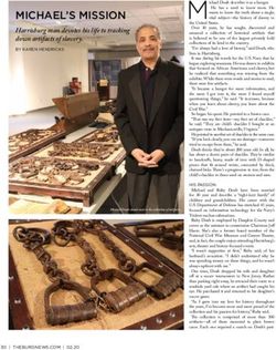 MICHAEL'S MISSION Harrisburg man devotes his life to tracking down artifacts of slavery - TheBurg