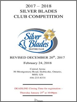 SILVER BLADES CLUB COMPETITION 2017 - 2018 - February 24, 2018 REVISED DECEMBER 20th, 2017 - Silver Blades Skating Club