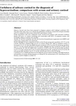 Usefulness of salivary cortisol in the diagnosis of hypercortisolism: comparison with serum and urinary cortisol