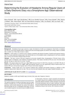 Determining the Evolution of Headache Among Regular Users of a Daily Electronic Diary via a Smartphone App: Observational Study - JMIR mHealth and ...