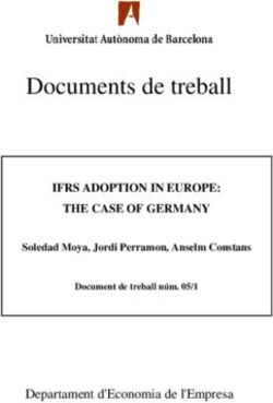 Documents de treball IFRS ADOPTION IN EUROPE: THE CASE OF GERMANY - Departament d'Economia de l'Empresa