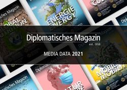 MEDIA DATA 2021 est. 1959 - Diplomatisches Magazin