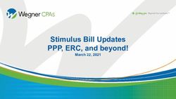 Stimulus Bill Updates PPP, ERC, and beyond! - March 22, 2021 - Wegner CPAs