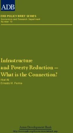 Infrastructure and Poverty Reduction What is the Connection? - Ifzal Ali Ernesto M. Pernia