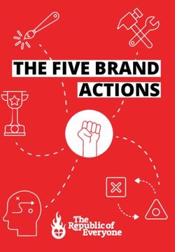THE FIVE BRAND ACTIONS - Republic of Everyone