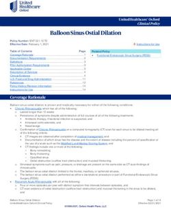 Balloon Sinus Ostial Dilation - UHCprovider.com