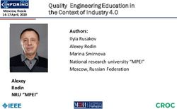 Quality Engineering Education in the Context of Industry 4.0 - Authors: Ilyia Rusakov Alexey Rodin Marina Smirnova Alexey Rodin NRU "MPEI" - inforino