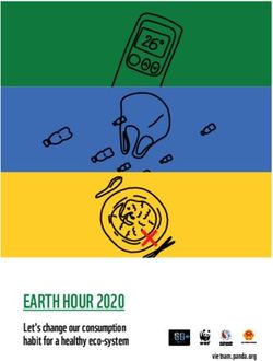 EARTH HOUR 2020 Let's change our consumption habit for a healthy eco-system - vietnam.panda.org - WWF