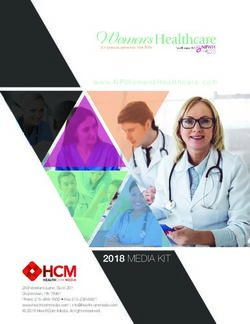 2018 MEDIA KIT - Women's Healthcare