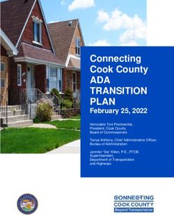 Connecting Cook County - ADA TRANSITION PLAN