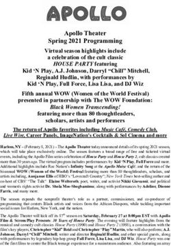 Apollo Theater Spring 2021 Programming - Virtual season highlights include a celebration of the cult classic