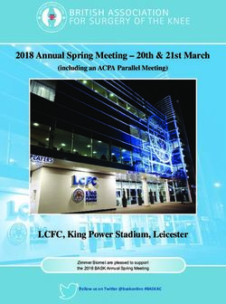 BRITISH ASSOCIATION FOR SURGERY OF THE KNEE