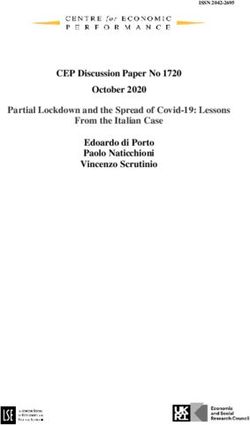 CEP Discussion Paper No 1720 October 2020 Partial Lockdown and the Spread of Covid-19: Lessons From the Italian Case Edoardo di Porto Paolo ...