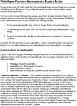 White Paper: Formulary Development at Express Scripts