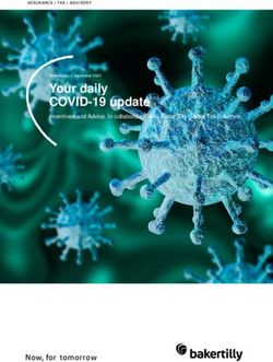 Your daily COVID-19 update - Now, for tomorrow - Baker Tilly