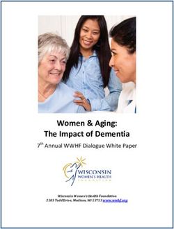 Women & Aging: The Impact of Dementia - 7th Annual WWHF Dialogue White Paper Wisconsin Women's Health Foundation - The Wisconsin Women's ...