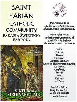 SAINT FABIAN CATHOLIC COMMUNITY PARAFIA ŚWIĘTEGO - Saint Fabian Catholic Church