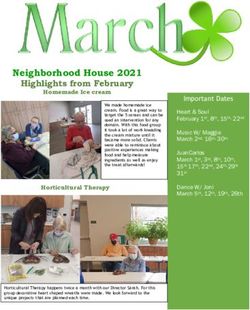 Neighborhood House 2021 - Highlights from February