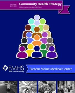 Community Health Strategy - Eastern Maine Medical Center