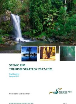 SCENIC RIM TOURISM STRATEGY 2017-2021 - Final Strategy January 2017 Prepared by EarthCheck for - Scenic Rim Regional ...