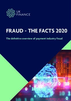 FRAUD - THE FACTS 2020 - The definitive overview of payment industry fraud - UK Finance