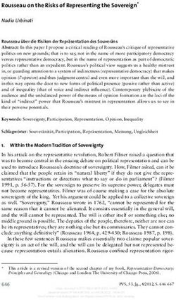 Rousseau on the Risks of Representing the Sovereign
