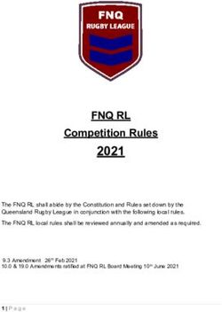 2021 FNQ RL Competition Rules - KANGAROOS JUNIOR RUGBY ...