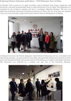 Exploring Chinese Education and Culture - 2018 Educators Tour in China