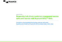 Kaspersky Lab drives customer engagement across sales and service with Nuance's Nina Web - case study :: Innovative virtual assistant technology ...