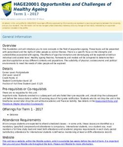 HAGE20001 Opportunities and Challenges of Healthy Ageing - CQUniversity Unit Profile