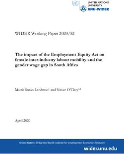 The impact of the Employment Equity Act on female inter-industry labour mobility and the gender wage gap in South Africa - WIDER Working Paper ...