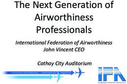 The Next Generation of Airworthiness Professionals - International Federation of Airworthiness John Vincent CEO Cathay City Auditorium - Royal ...