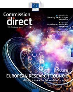 EUROPEAN RESEARCH COUNCIL - DOSSIER - en - Unitn