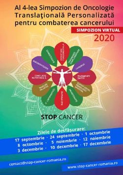 2020 SIMPOZION VIRTUAL - Filippo De Marinis