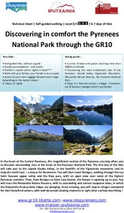 Discovering in comfort the Pyrenees National Park through the GR10