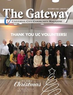 THANK YOU UC VOLUNTEERS! - DECEMBER 2022 / JANUARY 2023