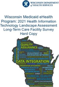 WISCONSIN MEDICAID EHEALTH PROGRAM: 2021 HEALTH INFORMATION TECHNOLOGY LANDSCAPE ASSESSMENT - GOVDELIVERY